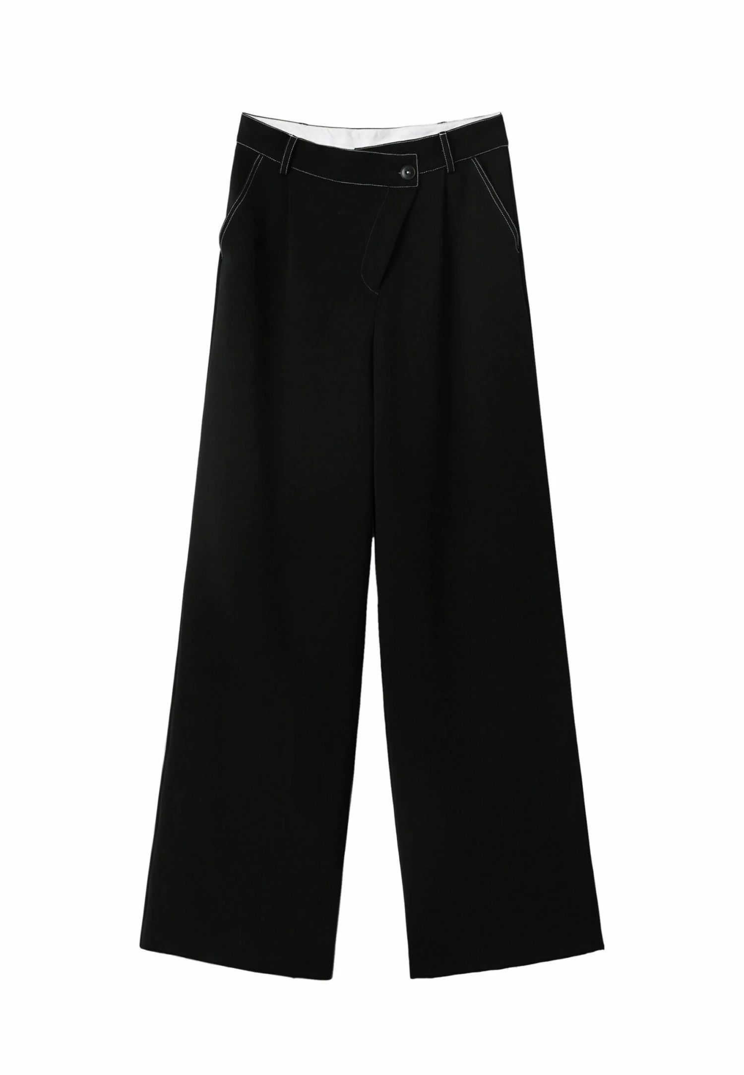 Desigual Twisted With Pleats - Broek - Black 4 Desigual Twisted With Pleats - Broek - Black - Afbeelding 4