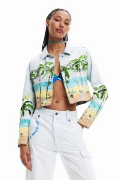 Desigual Chaq Invar - Spijkerjas - Water Blue