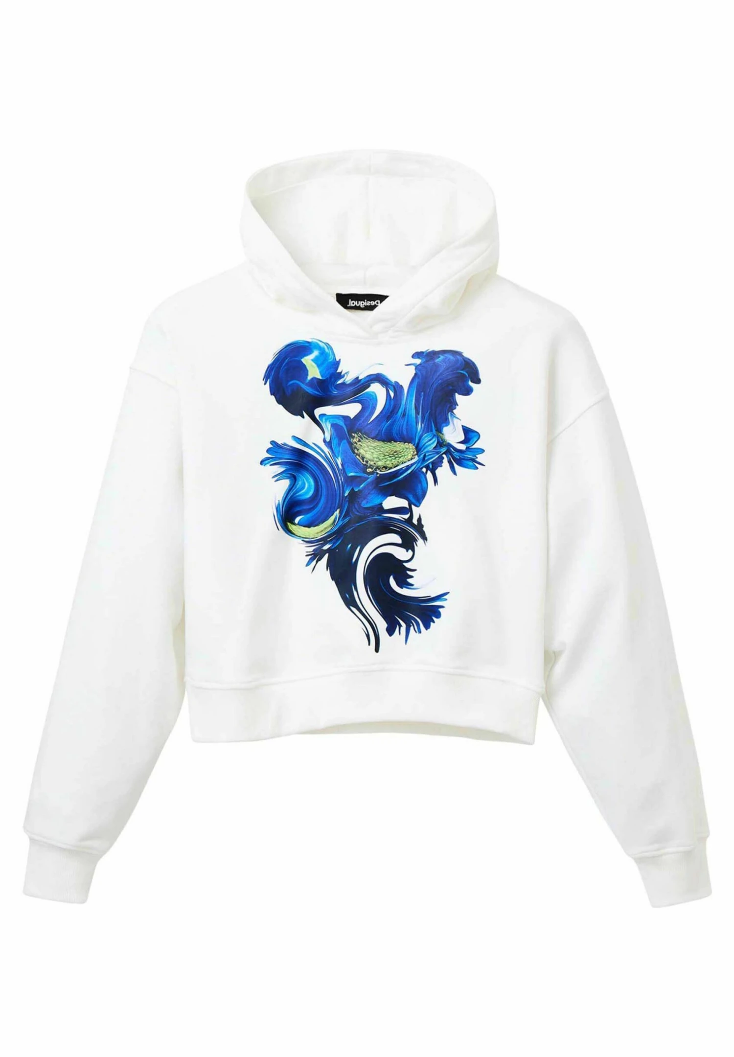 Desigual Arty Hoodie - Hoodie - White 4 Desigual Arty Hoodie - Hoodie - White - Afbeelding 4