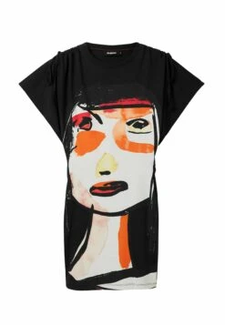 Desigual Arty Face- Etui-Jurk - Multi Coloured -Desigual 6b937bb15b164a8485ccfe467fcfa097