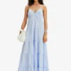 Desigual Long Striped- Maxi-Jurk - Blue