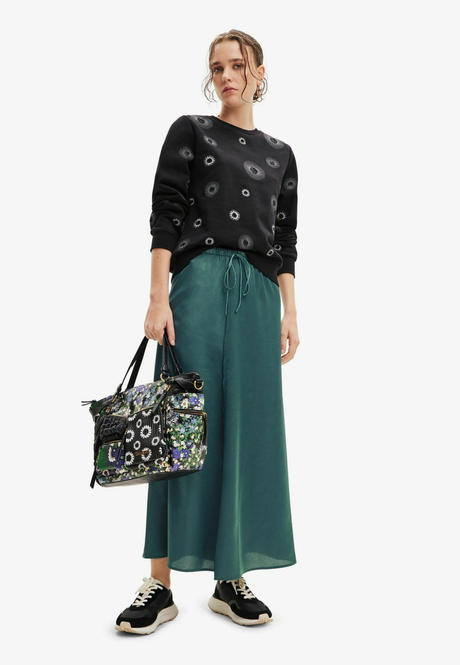 Desigual Maxirok - Green 2 Desigual Maxirok - Green - Afbeelding 2