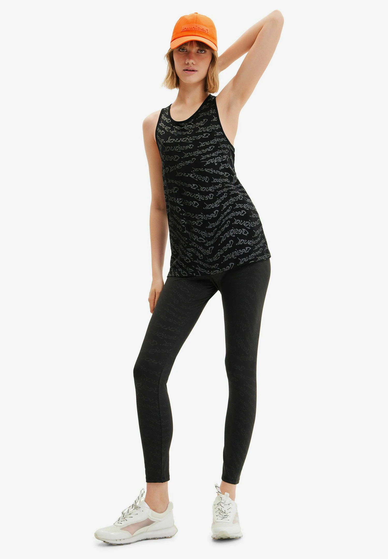 Desigual Logo Sport Leggings - Legging - Black 2 Desigual Logo Sport Leggings - Legging - Black - Afbeelding 2