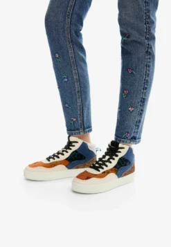 Desigual Patchwork Mid-Top - Sneakers Hoog - Multicoloured