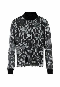 Desigual Slim- Longsleeve - Black -Desigual 6ea96d678ed34a7f9f9fb12a730d66f8