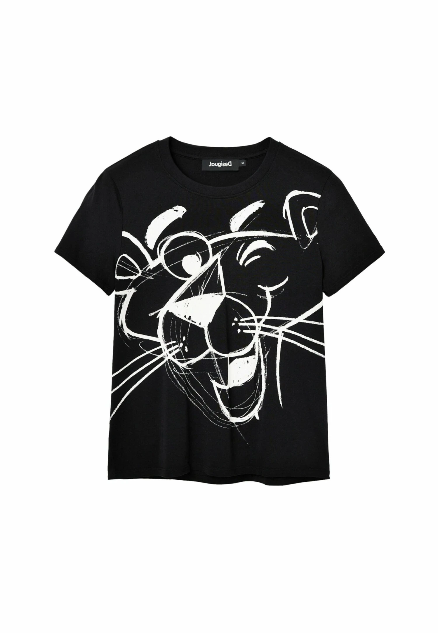 Desigual Designed By M. Christian Lacroix - T-Shirt Print - Black 5 Desigual Designed By M. Christian Lacroix - T-Shirt Print - Black - Afbeelding 5