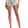 Desigual Smiley - Jeansshort - Denim Medium