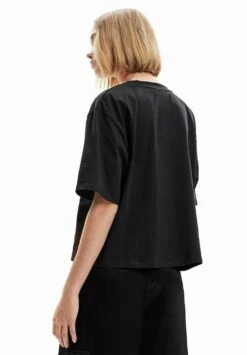Desigual Short Sleeve Face - T-Shirt Print - Nero -Desigual 721c59bb508f4d6e87100527e0ec2811
