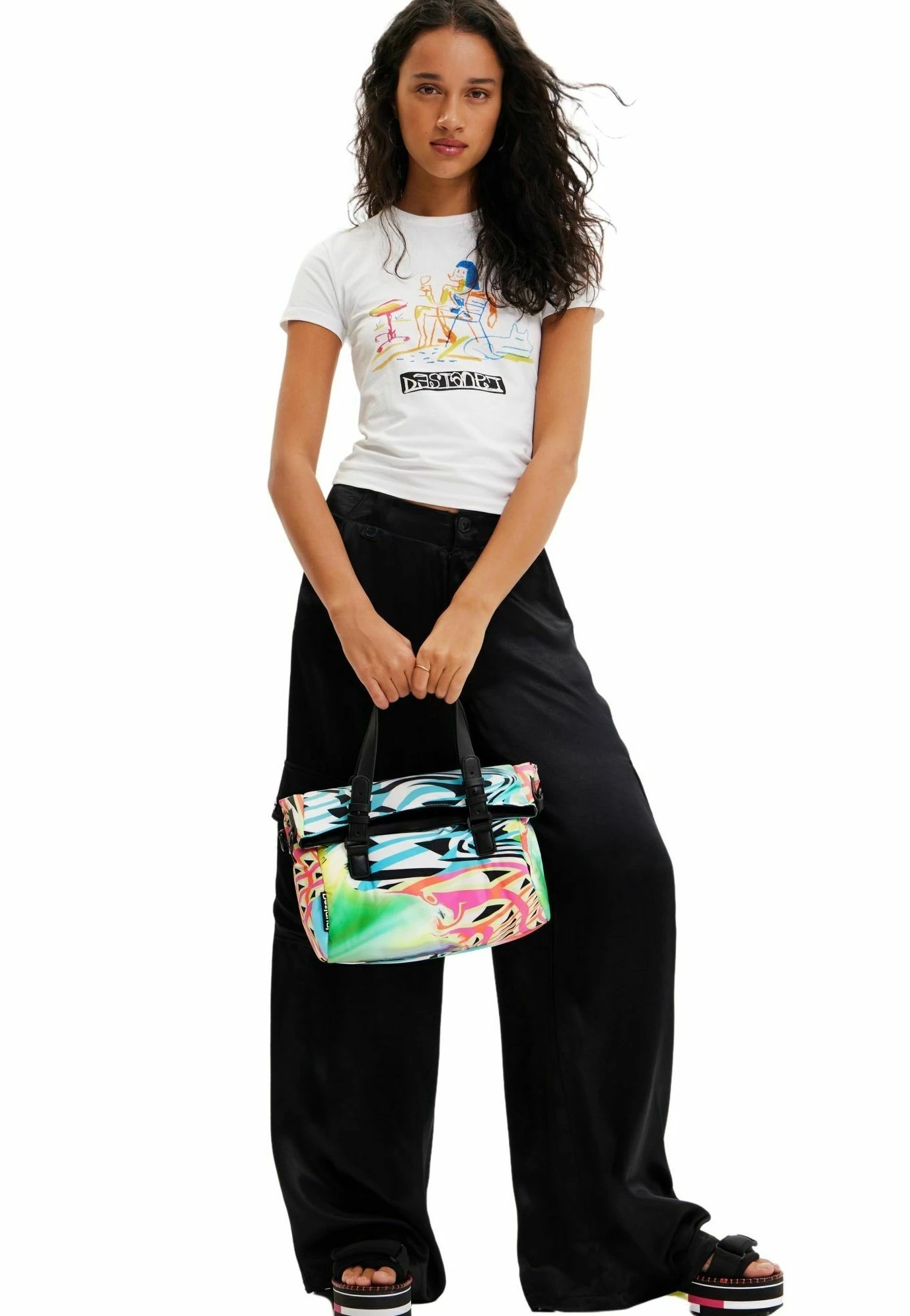 Desigual Hawaiian Geosurf Loverty - Handtas - Mehrfarbig 2 Desigual Hawaiian Geosurf Loverty - Handtas - Mehrfarbig - Afbeelding 2