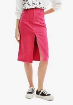 Desigual Slit- A-Lijn Rok - Pink