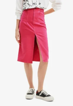 Desigual Slit- A-Lijn Rok - Pink