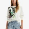Desigual Arty Mickey Mouse- Sweater - White