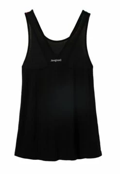 Desigual Asymmetric-Strapwimsuit - Top - Black -Desigual 752e7d79456442b4ad366e9a5fa4a388