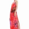 Desigual Vest Kawai - Maxi-Jurk - Poppy Coral