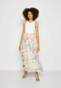 Desigual Vest Quatro - Maxi-Jurk - White