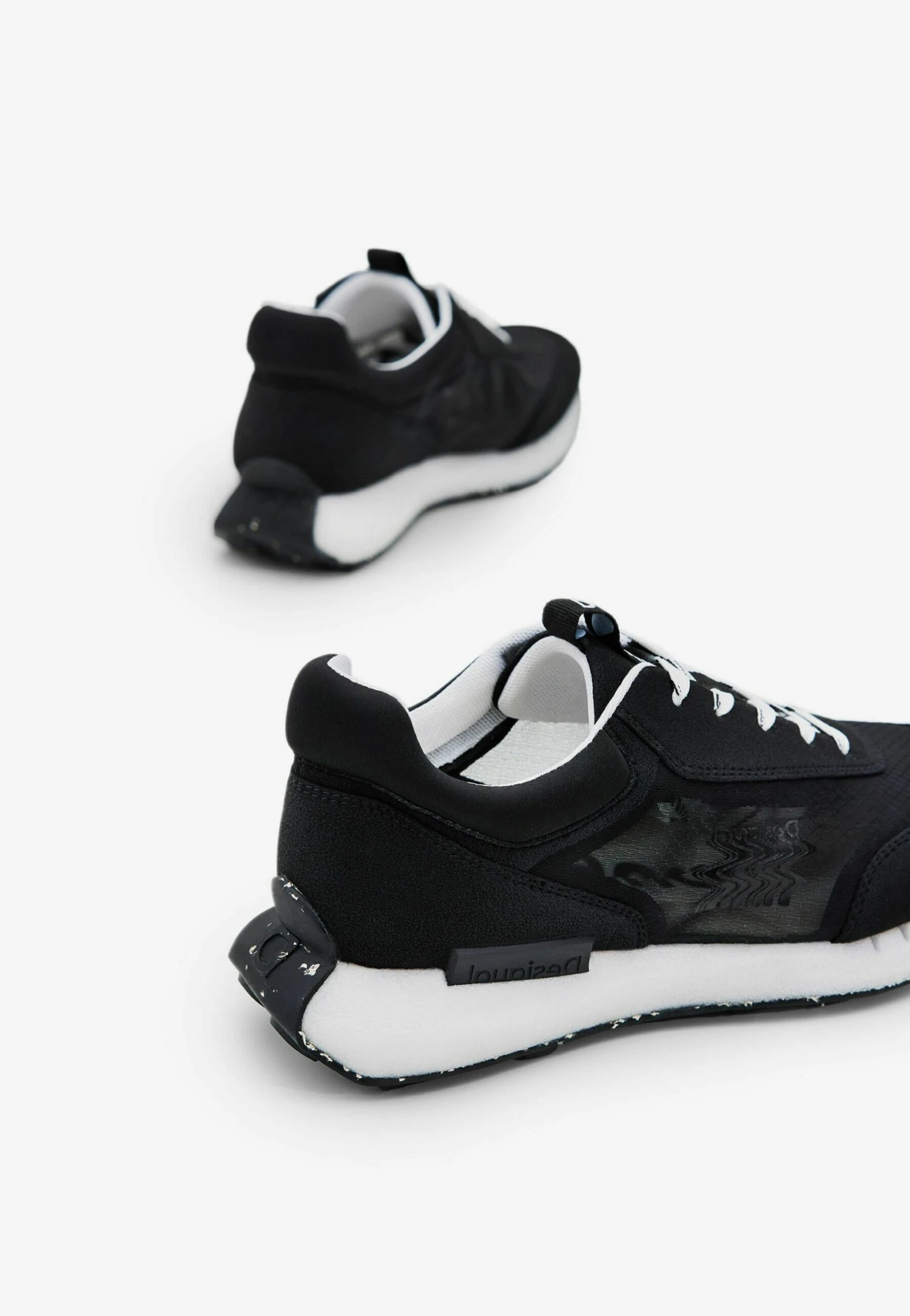 Desigual Transparency Running - Sneakers Laag - Black 4 Desigual Transparency Running - Sneakers Laag - Black - Afbeelding 4