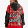 Desigual Oversize Bugs Bunny - Hoodie - Black