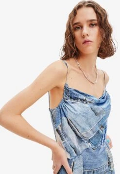 Desigual Denim Patchwork - Spijkerjurk - Blue 6 Desigual Denim Patchwork - Spijkerjurk - Blue -Desigual 78bf786155ad40909f3e2175f29ecdf6