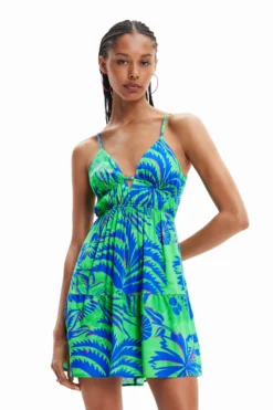 Desigual Vest Milos - Jurk - Green