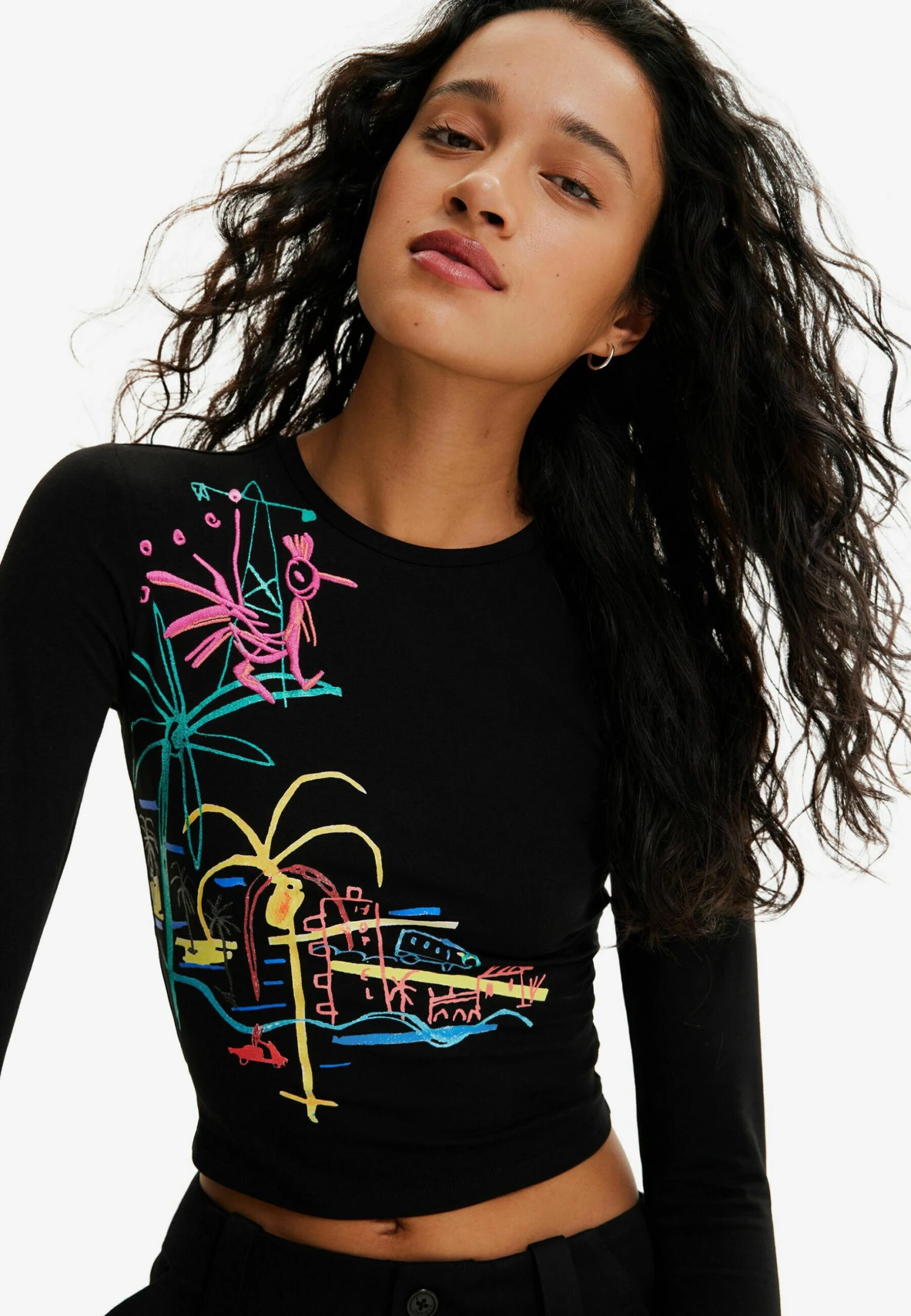 Desigual Artylim - Longsleeve - Black 4 Desigual Artylim - Longsleeve - Black - Afbeelding 4