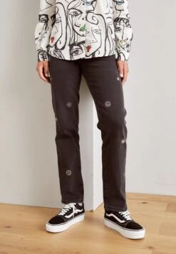 Desigual Amsterdam - Straight Leg Jeans - Black