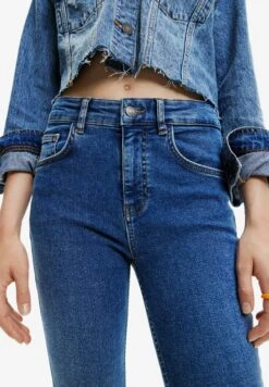 Desigual Long Flare - Flared Jeans - Blue -Desigual 79d914aa302f413790fdb546b4d7d92f