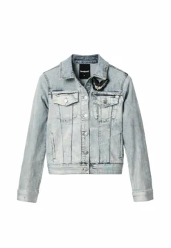 Desigual Metallic Denim Trucker - Spijkerjas - Light Blue Denim 9 Desigual Metallic Denim Trucker - Spijkerjas - Light Blue Denim -Desigual 7b644a3766b947668df68bd5008d01b8 scaled