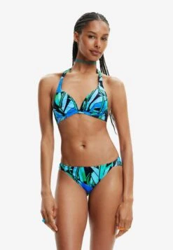 Desigual Tropical Bikini - Bikinitop - Blue