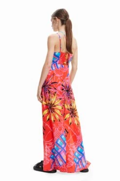 Desigual Vest Kawai - Maxi-Jurk - Poppy Coral 7 Desigual Vest Kawai - Maxi-Jurk - Poppy Coral -Desigual 7c4a4ec0dade483ea5c5f416b68c7561