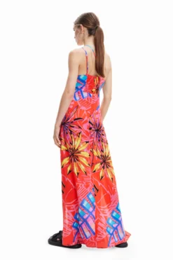 Desigual Vest Kawai - Maxi-Jurk - Poppy Coral -Desigual 7c4a4ec0dade483ea5c5f416b68c7561 scaled
