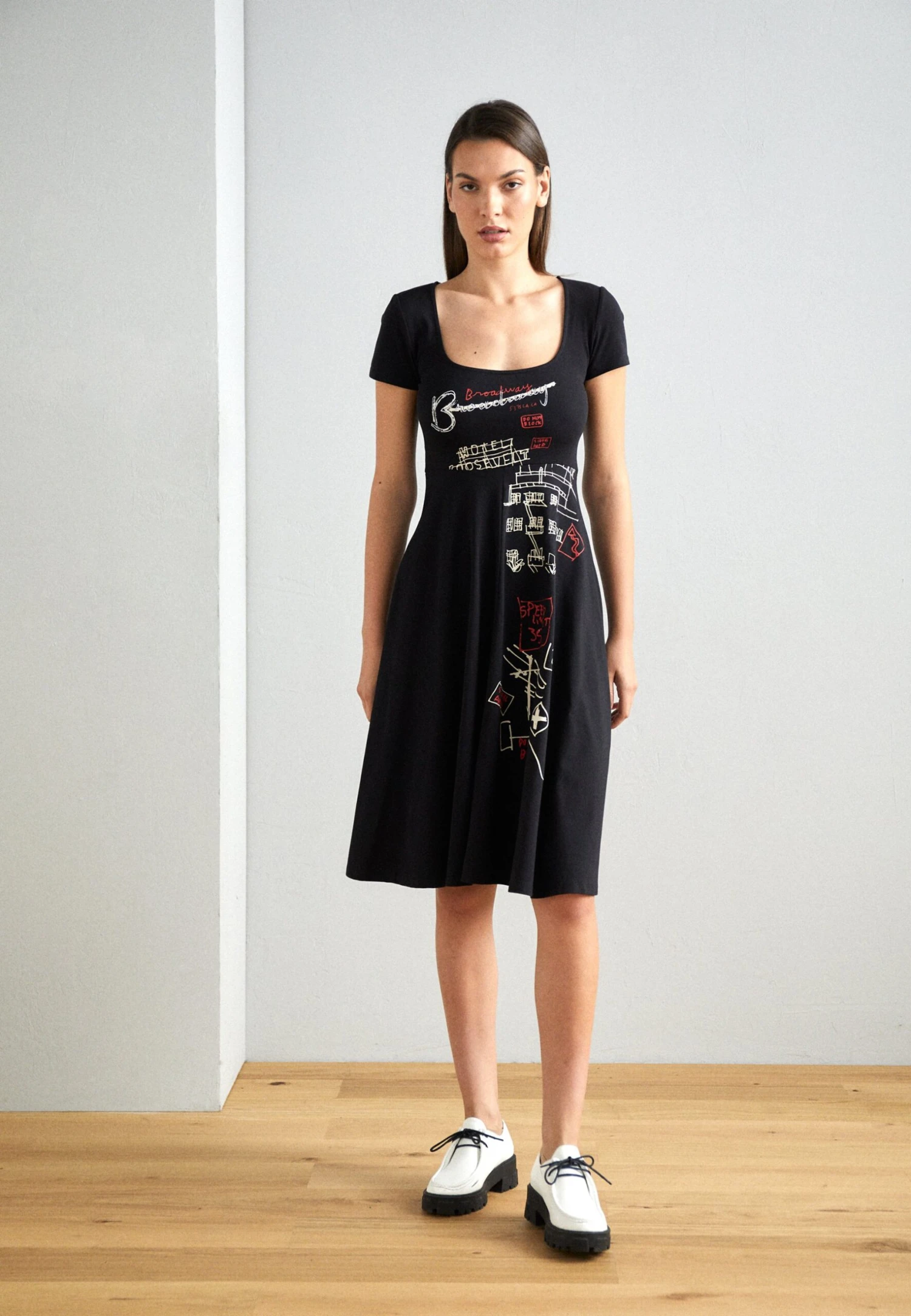 Desigual Road - Jurk - Black 2 Desigual Road - Jurk - Black - Afbeelding 2