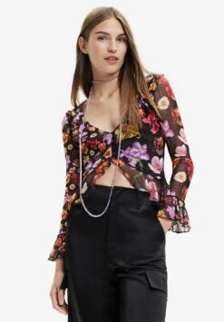 Desigual Tropical Ruffle - Blouse - Multi Coloured