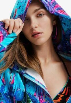 Desigual Designed By M. Christian Lacroix - Sweater Met Rits - Blue -Desigual 7e0d34e6dd9a45c1a991181498c0f09e