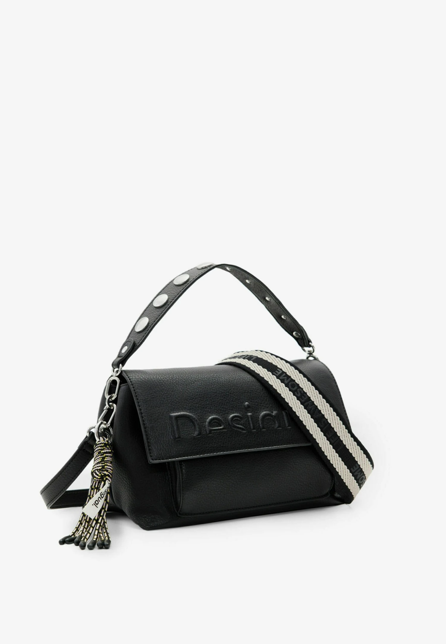 Desigual Midsize Half Logo - Schoudertas - Black 4 Desigual Midsize Half Logo - Schoudertas - Black - Afbeelding 4