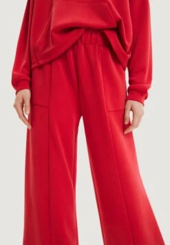 Desigual Soft Touch Wide Leg - Trainingsbroek - Red -Desigual 827313a5de514529b2b99f507ed826ac