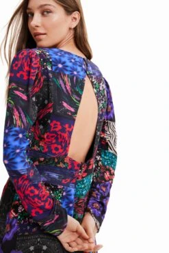 Desigual Patchwork Cut Out - Jurk - Black 9 Desigual Patchwork Cut Out - Jurk - Black -Desigual 832a48e9d561430ba4375d975891eb86