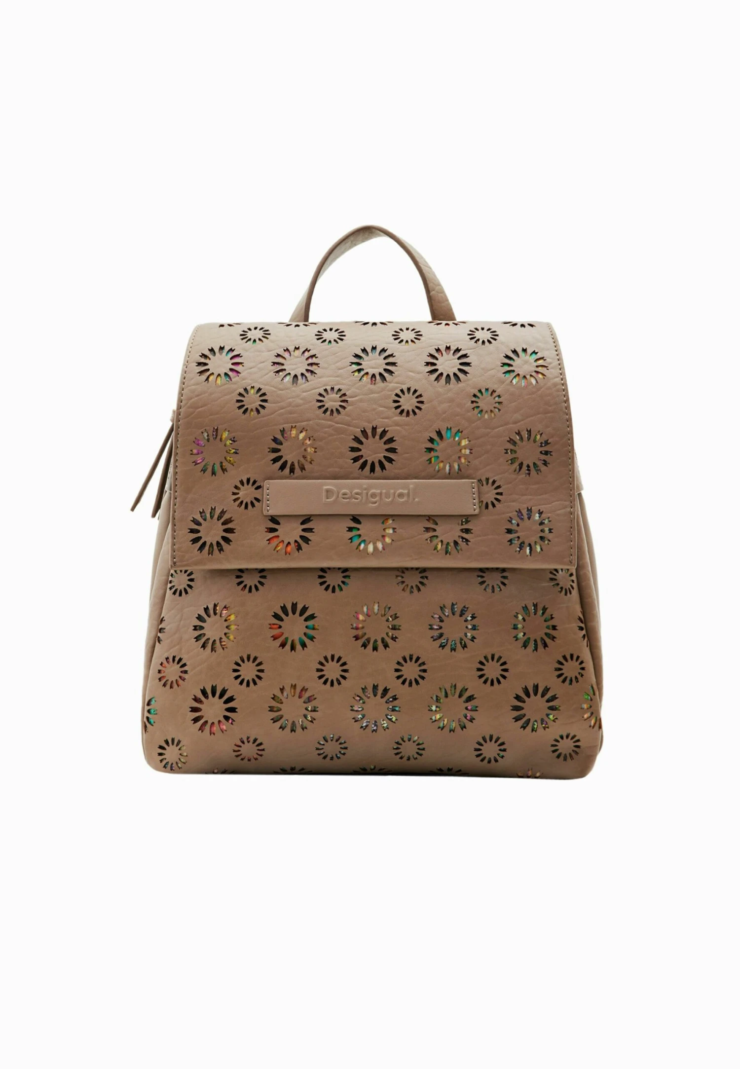 Desigual Small Die Cut - Rugzak - Brown 1 Desigual Small Die Cut - Rugzak - Brown