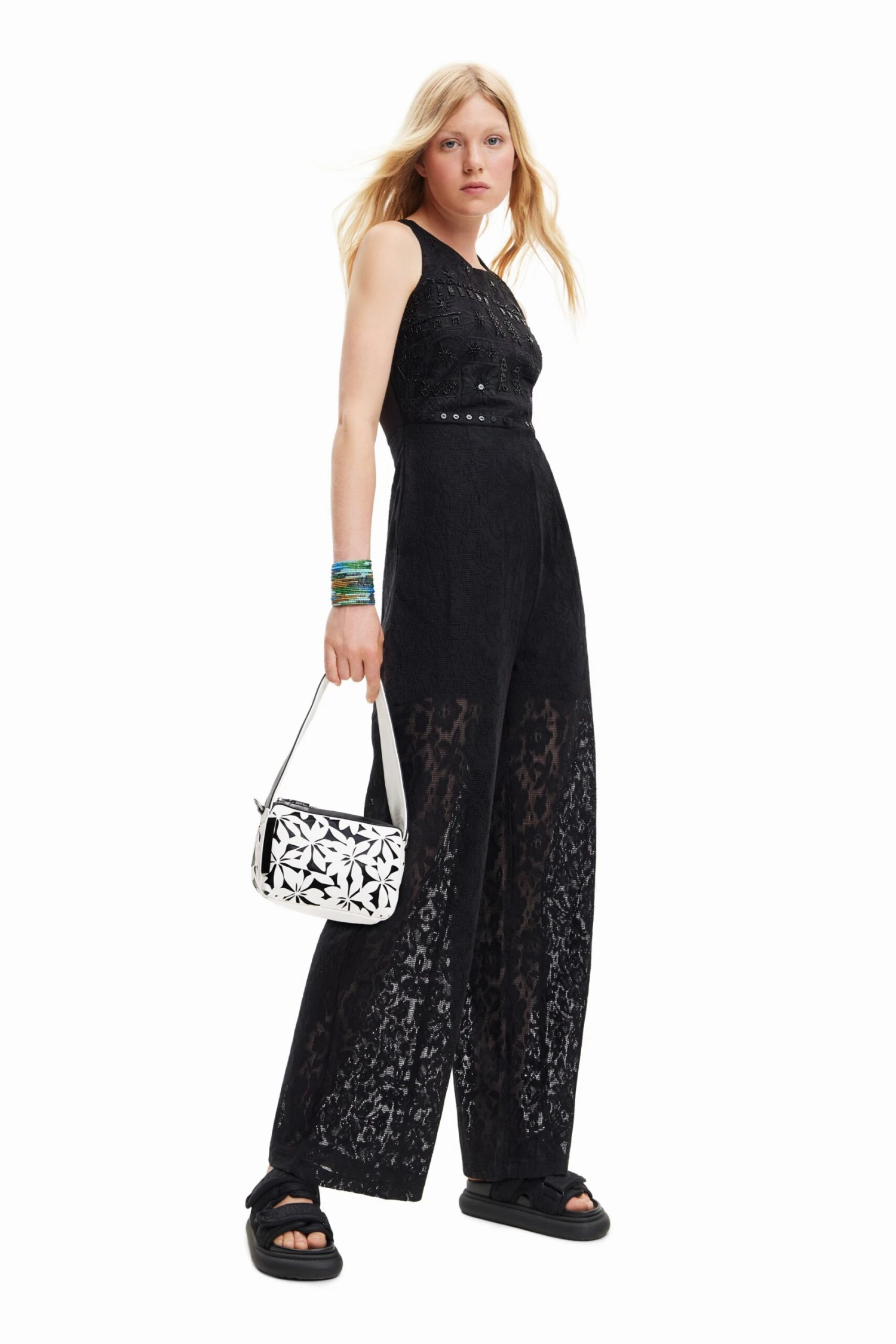Desigual Lua - Jumpsuit - Black 2 Desigual Lua - Jumpsuit - Black - Afbeelding 2