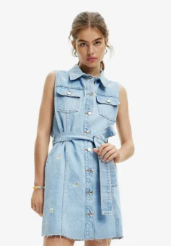 Desigual Designed By M. Christian Lacroix - Spijkerjurk - Blue