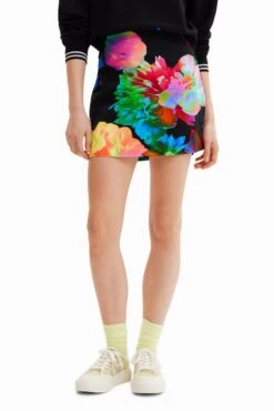 Desigual Fal Tulip - Minirok - Black