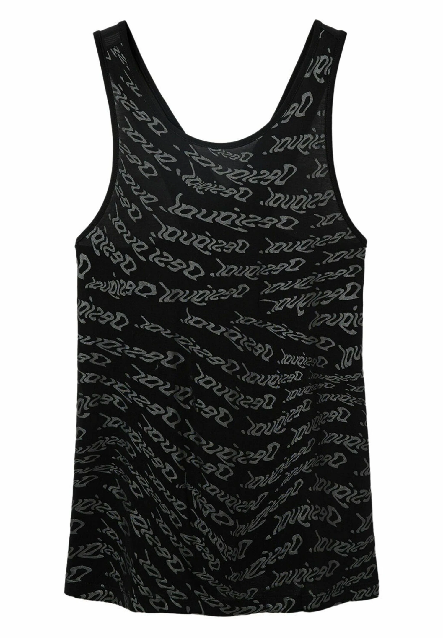 Desigual Sport Logo Vest - Top - Black 5 Desigual Sport Logo Vest - Top - Black - Afbeelding 5