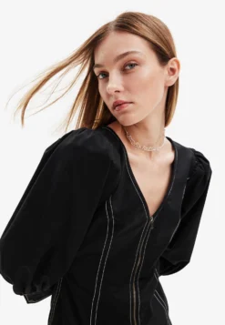 Desigual Short Slim Zip - Jurk - Black -Desigual 88dbf5f8e374456ab3a15ae09d2f3d9e scaled