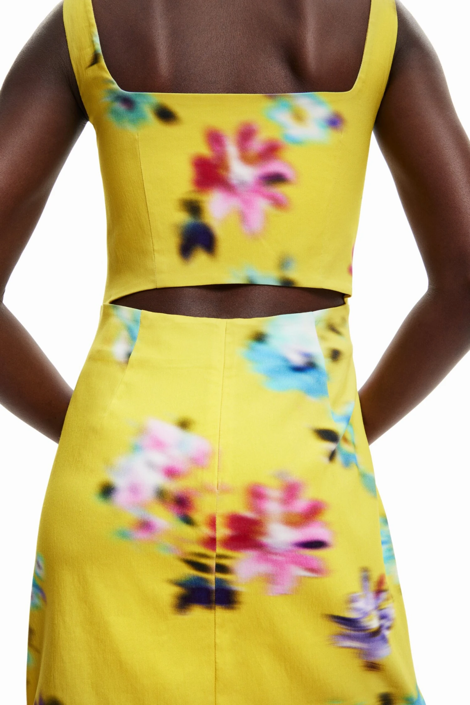 Desigual Vest Nancy - Jurk - Fluorescent Yellow 5 Desigual Vest Nancy - Jurk - Fluorescent Yellow - Afbeelding 5