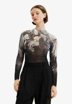 Desigual Fine Out-Of-Focus - Trui - Black