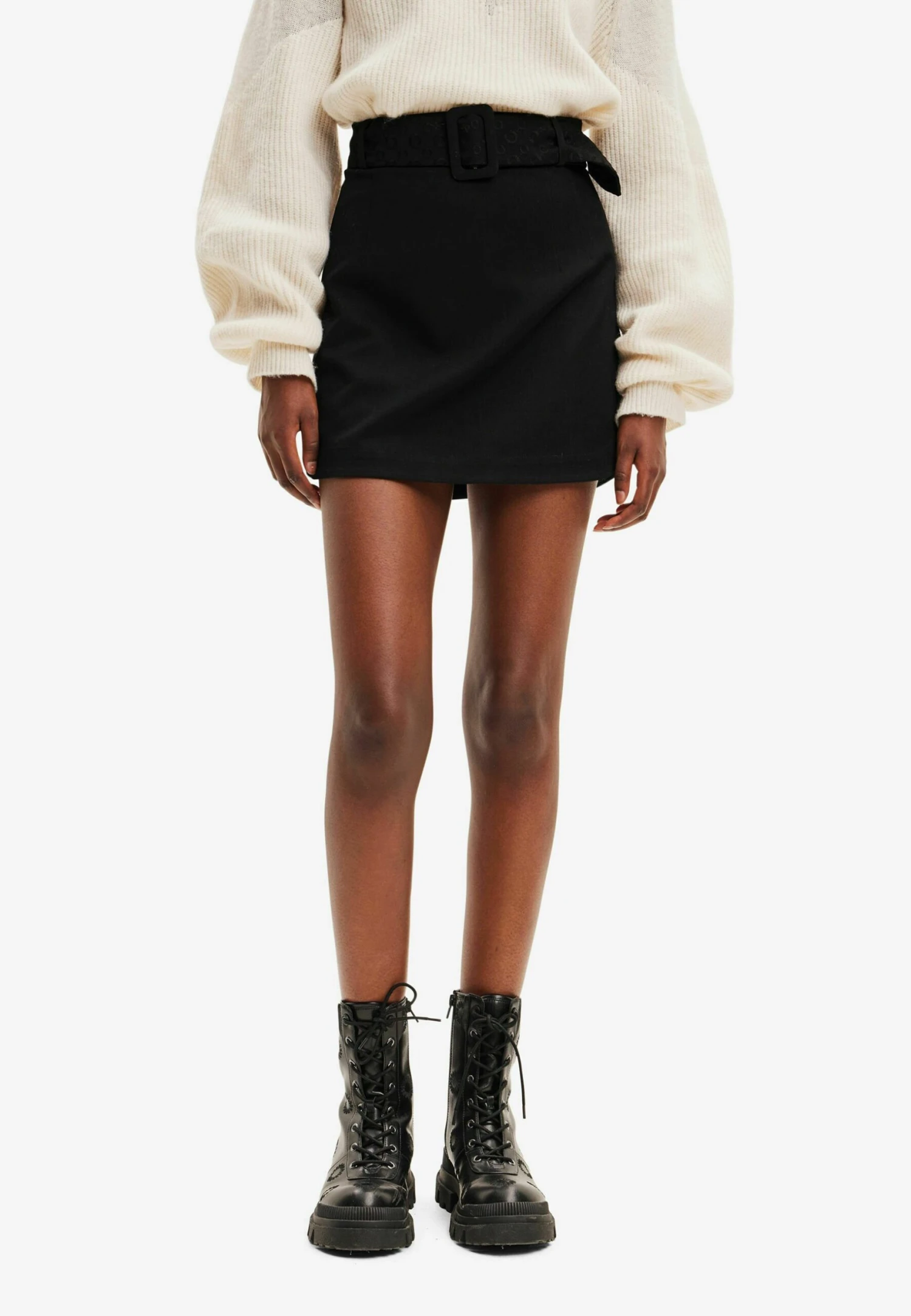 Desigual Embroidered Belt - Minirok - Black 1 Desigual Embroidered Belt - Minirok - Black