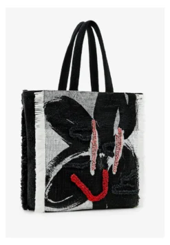 Desigual Large Flower Tote - Shopper - Grey 9 Desigual Large Flower Tote - Shopper - Grey -Desigual 8b19a9ed5a954d189873593ba792ac1c scaled