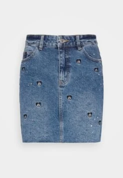 Desigual Fal Mickey Embro - Jeansrok - Denim Medium Wash -Desigual 8c1cba9e008e4cf58bfcf84a5e919ef4