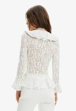 Desigual Tropical Cuout Midi - Blouse - White -Desigual 8db2c862be61443e9266a0f1114822f9 scaled