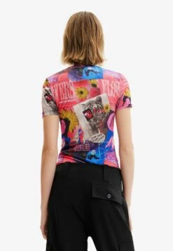 Desigual Ruched Collage Bodysuit - T-Shirt Print - Multicoloured 7 Desigual Ruched Collage Bodysuit - T-Shirt Print - Multicoloured -Desigual 905615a8d0fe4006aba3262152e26a9a