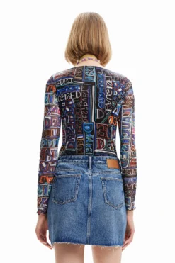 Desigual Lettering - Longsleeve - Black -Desigual 908411414a554369a6bc3af4d1ce2b30 scaled